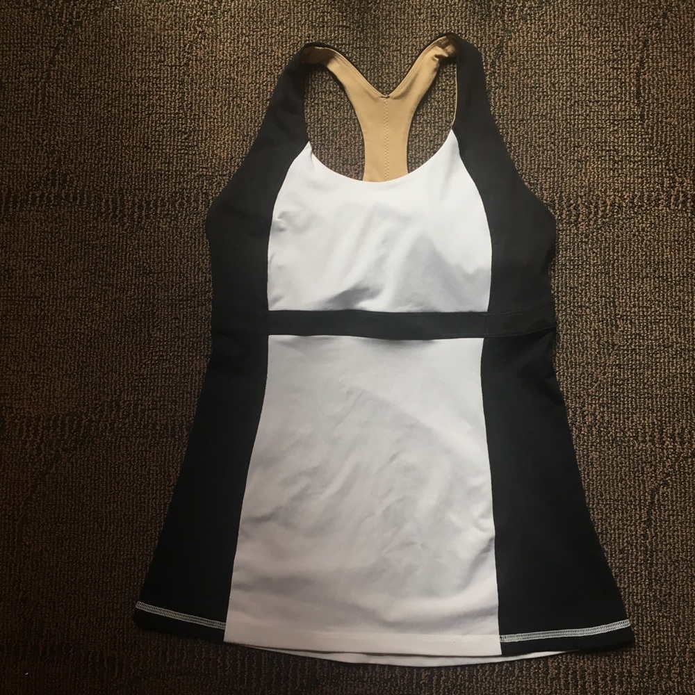 LULULEMON - Color block Racer back top, 6 - Picture 2 of 4